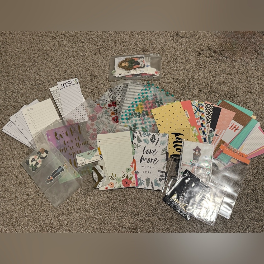 Colorful Planner Accessories Set